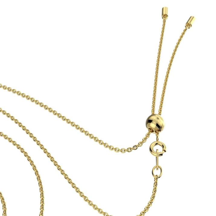 Generation necklace, White, Gold-tone plated - One Size, Gold shiny