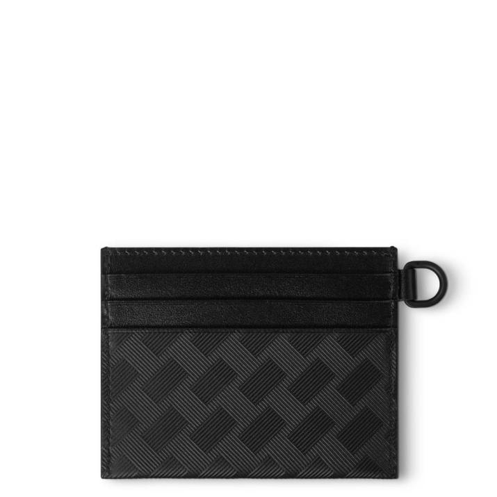 Montblanc Extreme 3.0 card holder 3cc with pocket - Leather, Cowhide, Black