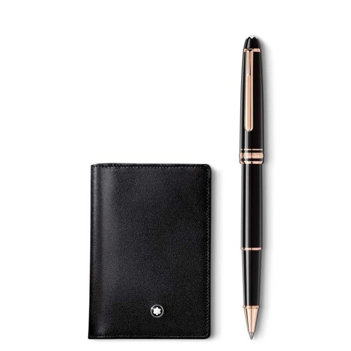 Set - Meisterstuck Classique rollerball and business card holder - Rollerball